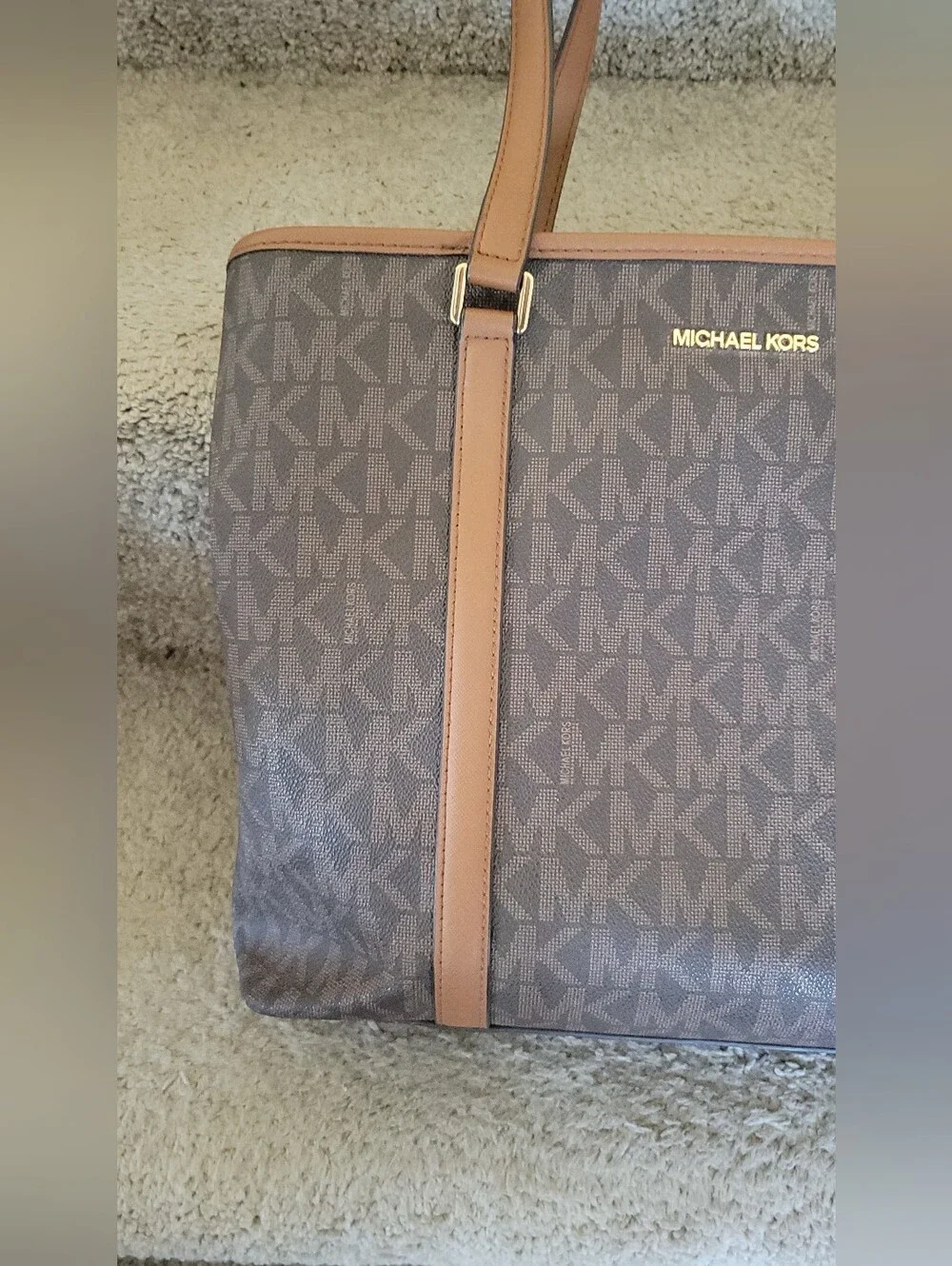 Michael Kors Jet Set Travel Large Logo Tote Bag